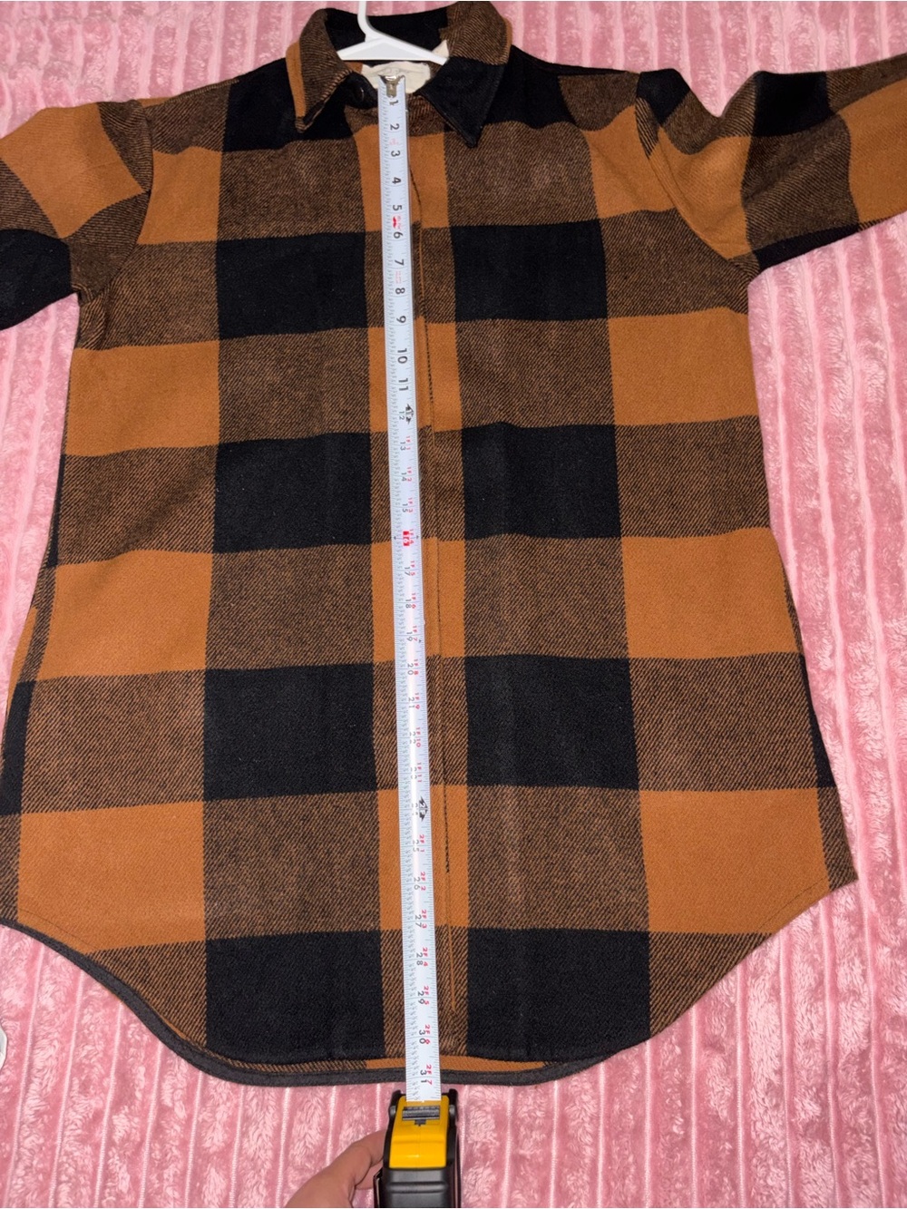 RD Style Black and Brown Plaid Button Shirt Jacket - Picture 15 of 16